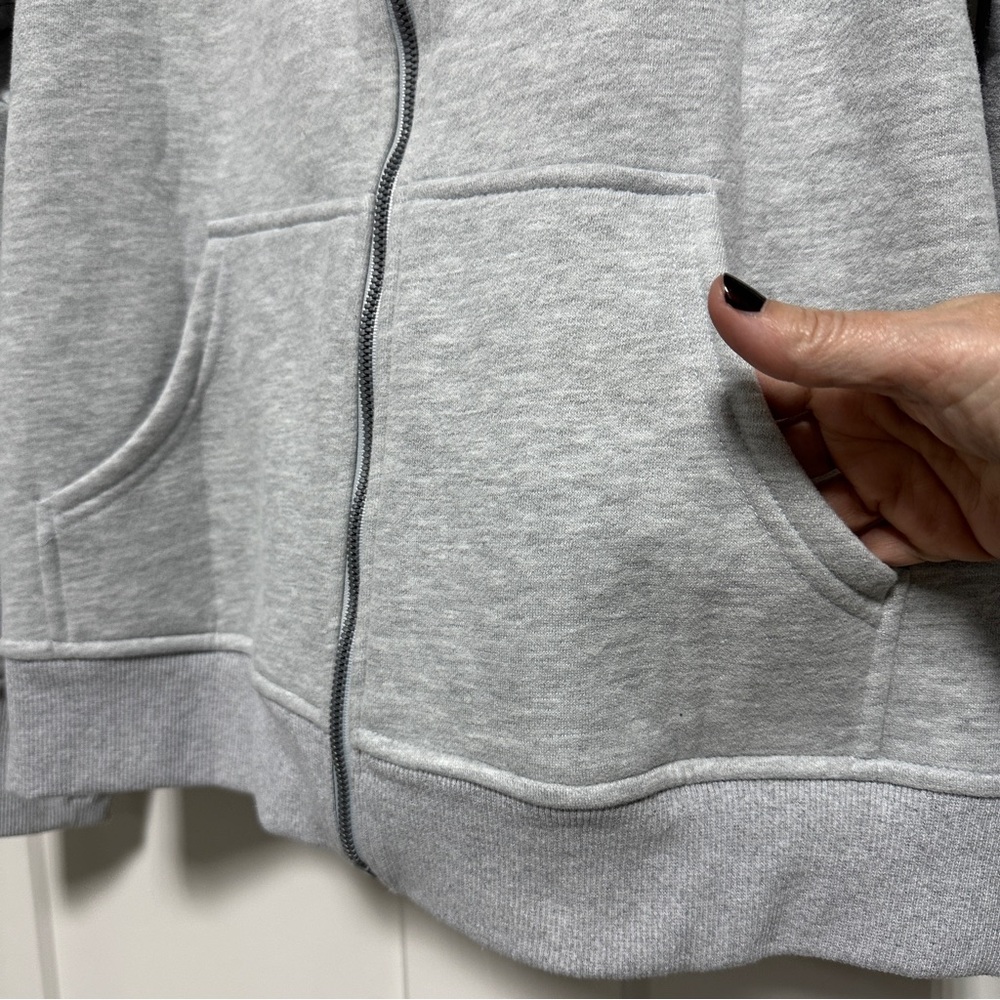NEW Full Zip Up Fleece Hoodie Sweatshirt Size M - Picture 6 of 10